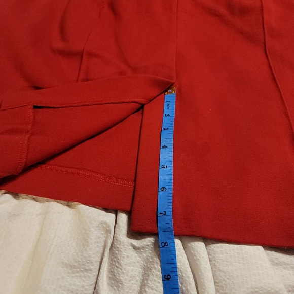 PRINTINE 80% COTTON A Line Stretch comfy womens 2 pc dress suit plus size - Picture 8 of 16